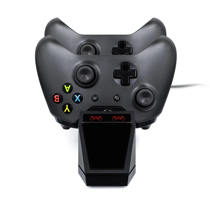 Контроллер зарядное устройство для Xbox OneX двойной геймпад зарядная станция Док-станция с 2 перезаряжаемыми батареями