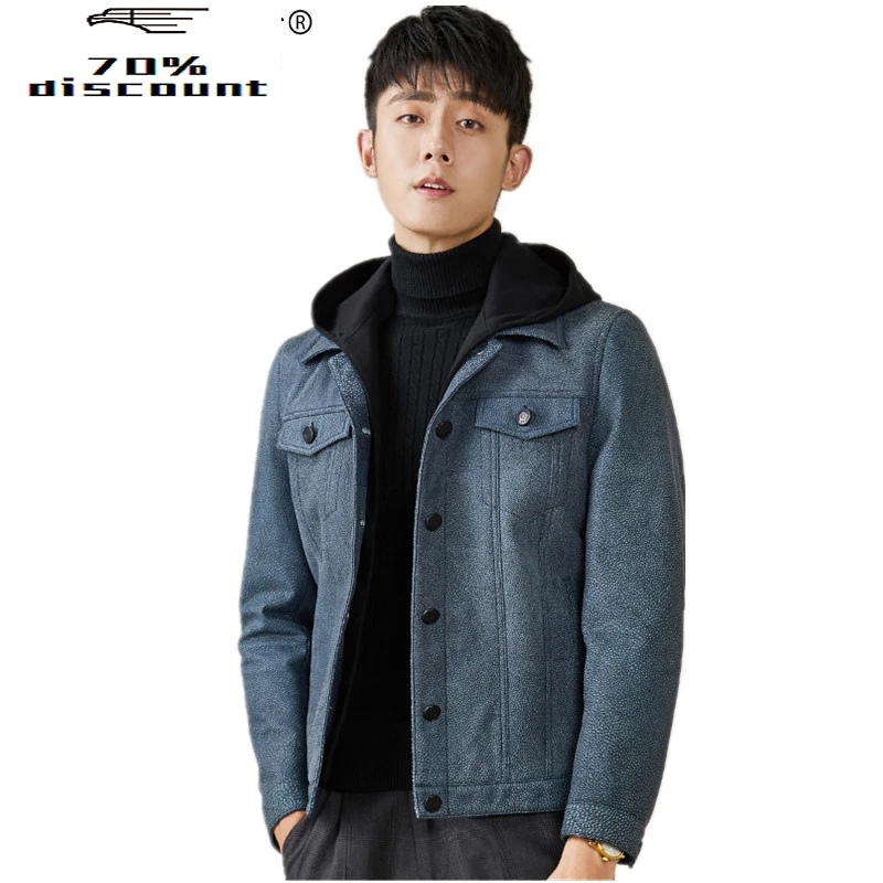 

Men's Leather Jacket Autumn Winter Jacket Menn Genuine Cow Leather Jackets Streetwear Luxury Coat MG-2800040 MY2469