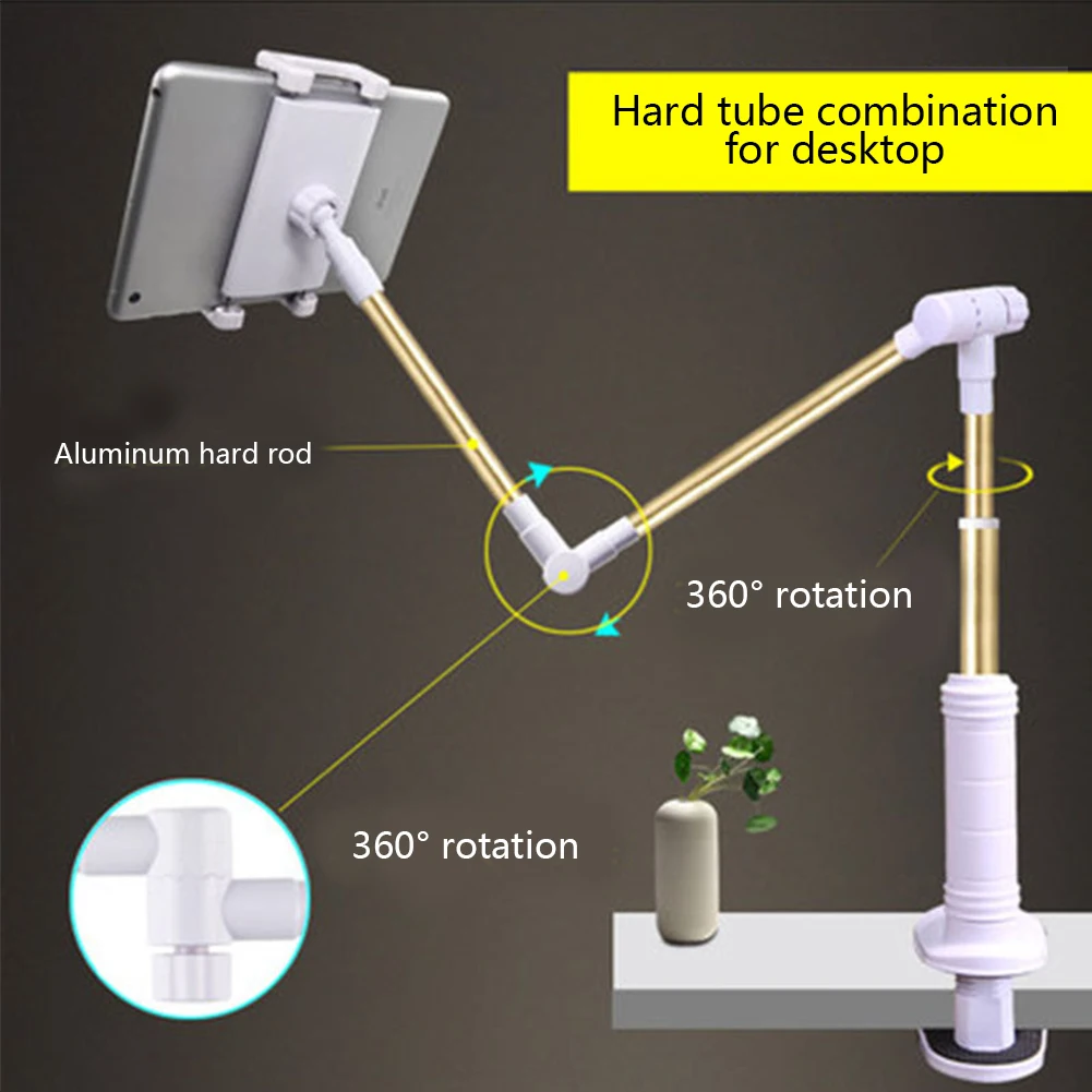 Складной держатель для планшета, длинная рука, подставка для планшета, телефона, держатель, вращение на 360, крепкая ленивая кровать, держатель для планшета, кронштейн для Ipad, samsung