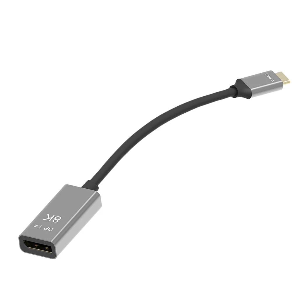 Thunderbolt 3 кабель Переходник USB C на Displayport конвертер Папа мама Тип Кабеля DP 1 4 разъем