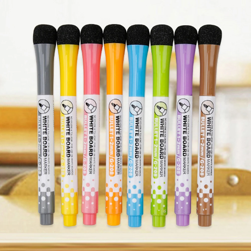 New Magnetic Whiteboard Pen Writing Drawing Erasable Board Marker Office Supplies