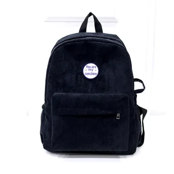 

Velvet Women Backpack Travel Bag Fashion Backpack New Shoulder Bag For Women Teenage Girl School Bag 2020 Rucksack Bagpack