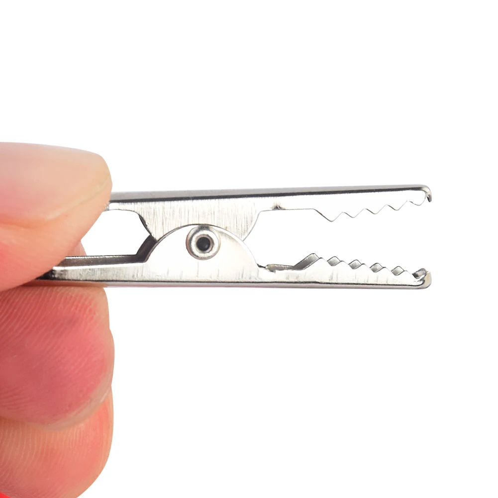 Ассорти зажимы для аллигатора электрические Тестовые провода зажим для аллигатора двухсторонний зажим для крокодила тестовая Перемычка соединитель провода 10 шт