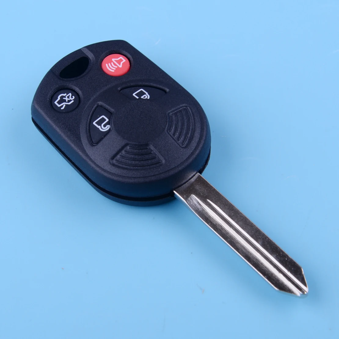 

DWCX 4 Buttons Uncut Remote Key Case Shell Fob Car Fit For Ford Edge Escape Expedition Lincoln Navigator Mercury Milan