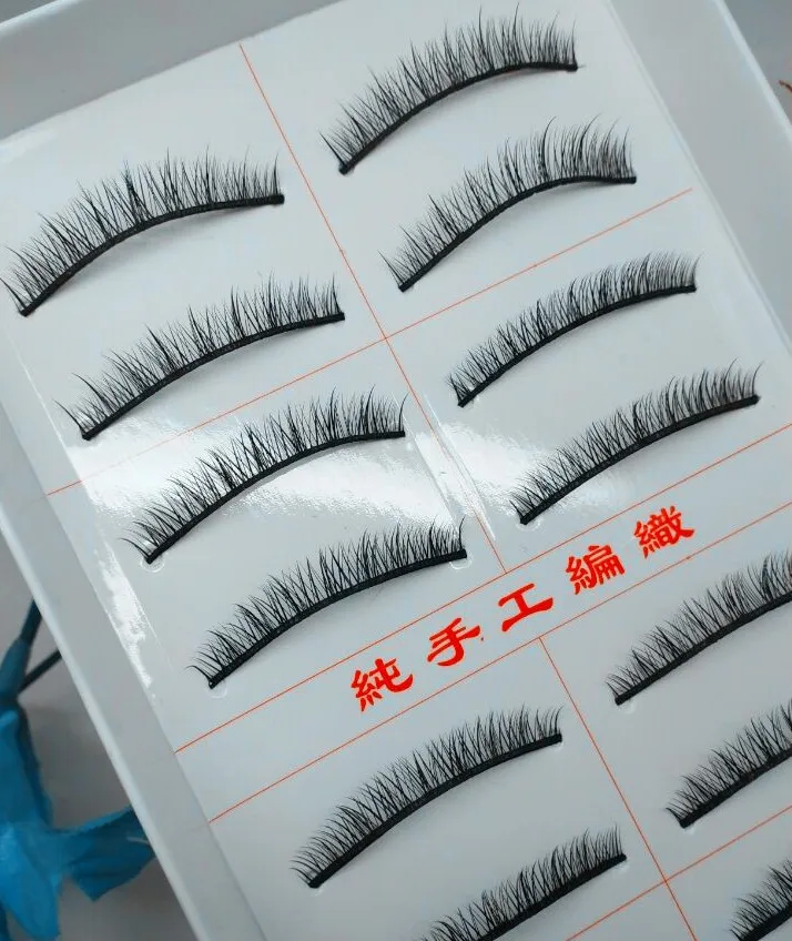 10 Pairs Brown Dolls with False Eyelashes Short Simulation Natural Curling Short Dolls Eyelashes Accessories Kids Gifts Kids Toy