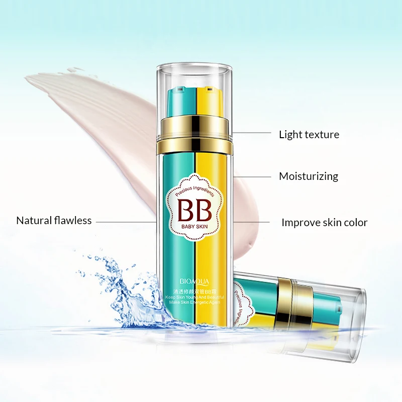 BIOAQUA Макияж bb крем, основа, bb и основа в одной бутылке, основа, натуральный bband cc крем сохраняет кожу молодой и красоты
