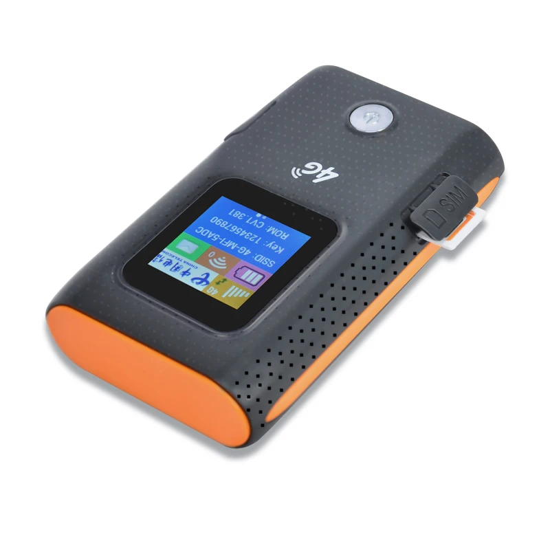 4G WiFi роутер с слотом для sim карты 5200 мАч power bank 150 Мбит/с 3g LTE Мобильная точка доступа