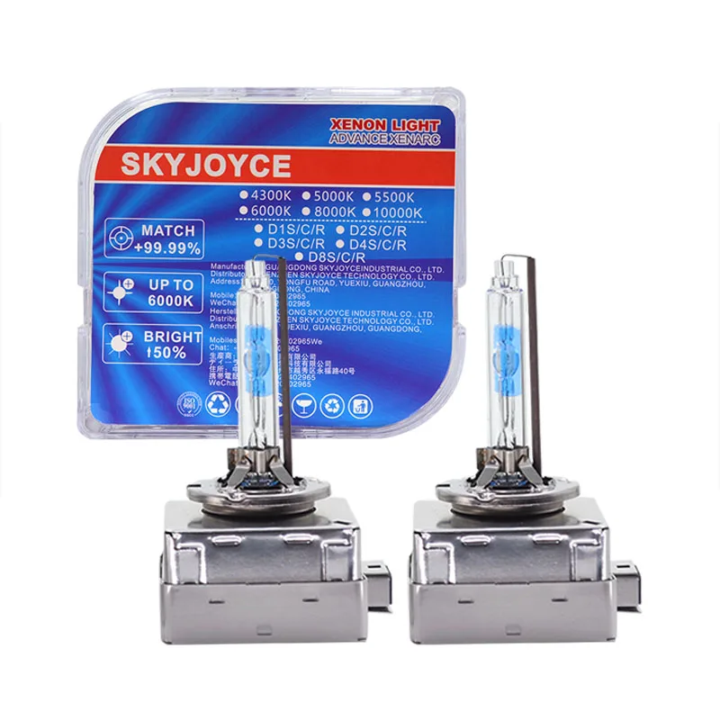 SKYJOYCE 2PCS OEM HID Xenon D1S D2S D3S D4S Car Light Bulb 35W 5500K High Bright White Xenon Headlight D1 D2 D3 D4 Auto Lamps (7)