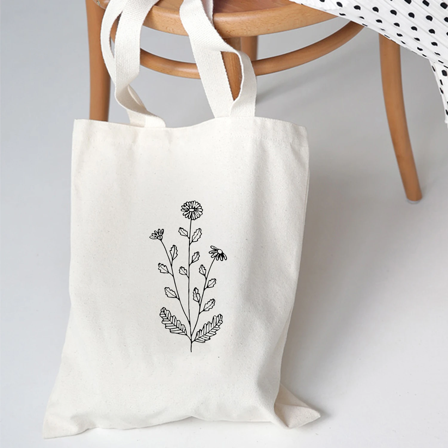 floral reusable shopping bags
