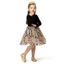 Милое Платье для девочек с единорогом костюм принцессы с милыми животными повседневные зимние платья для маленьких девочек детская одежда для девочек 3, 5, 8 лет