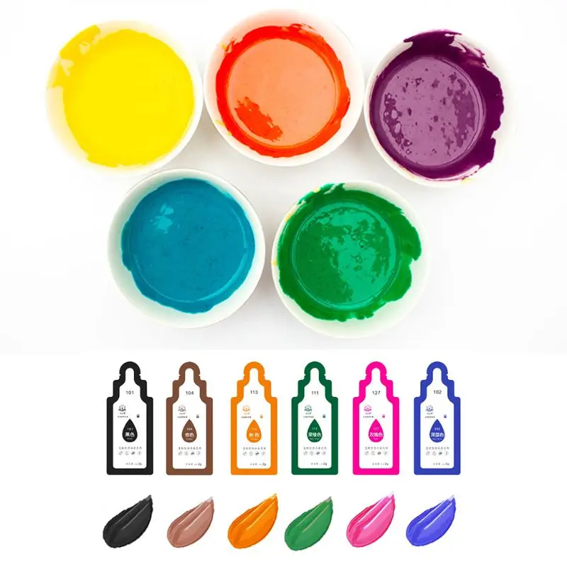 12Pcs Edible Food Pigment Coloring Fondant Cake Decorating Healthy Safe Cream M6CE | Дом и сад