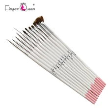 15 шт набор кистей для нейл-арта для рисования ногтей ручка для раскрашивания ногтей щетка для чистки многофункциональная посылка для маникюра