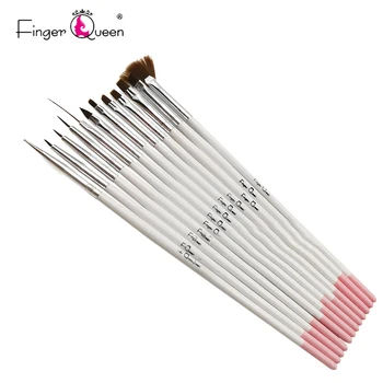 

15pcs Nail Art Brush Set For Nail Art Painting Nail Pen in Dotting Nail Brush Cleaning Multifunctional Package Art Nail Pen Tool