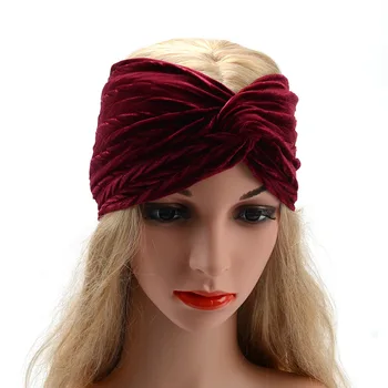 

Women Girls Fashion Accessories Boutique Printed Stretch Headband Hair Accessories Bandana Designer Customized Accessories Code