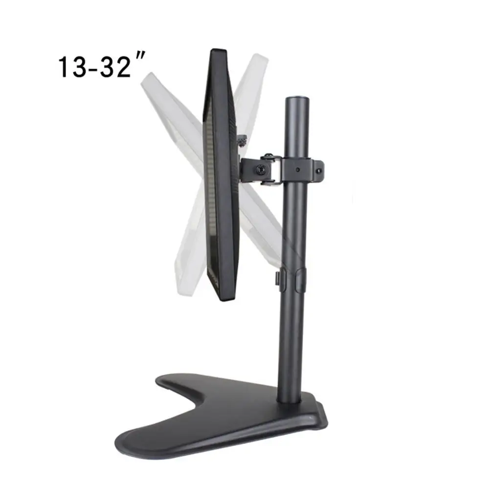 Wearson WS-03V 10 to 32 inch VESA Monitor Stand Single 45° Tilt & 90° Swivel & 360° Rotation 75x75m