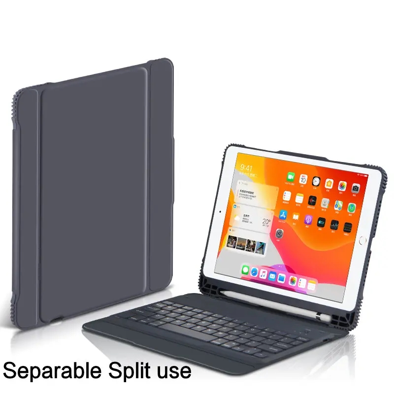 Чехол с клавиатурой для iPad 9 7 дюйма 2018 2017 чехол Bluetooth Apple Pad A1893 A1954 A1822 A1823