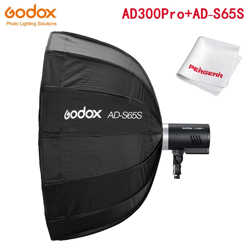 Godox AD300 Pro Универсальный внешний вспышка AD300Pro и искусственный 65 см серебристый