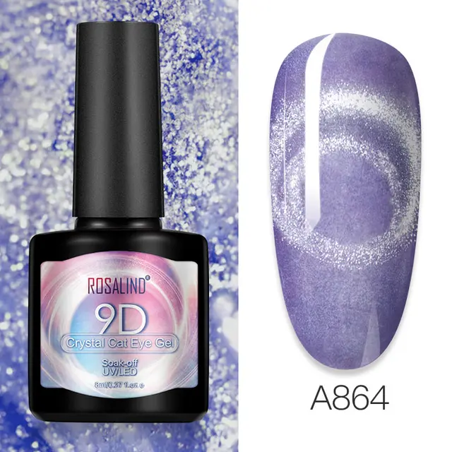 ROSALIND 8ml Gel Nail Polish Shiny Matte Effect Gel Polish For Manicure Nail Art Design Semi Permanent Painting Varnishes Gel RS17-A864
