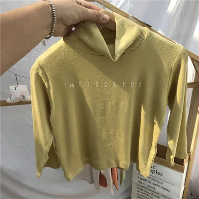 New Arrival Girls Boys Printed T Shirt Long Sleeve Fashion Autumn Kids Girls Top Tee Shirt 1-6 years - Цвет: pic