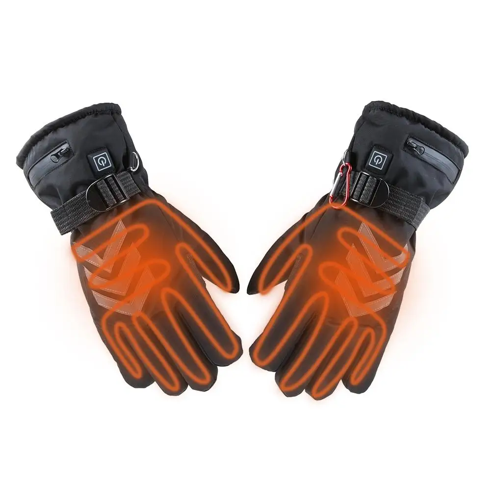 

Three-speed Thermostat Electric Heating Reflective Duty Gloves Motorcycle Electric Car Heating Gloves Lithium Battery Powered E
