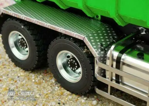LESU 1/14 гидравлический цилиндр DIY MAN TGS 8*8 RC Dumper Truck звук металл шасси THZH0346