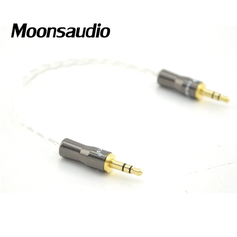 ONE piece hi end 6TC 6N OCC silver plated headphone cable 3 5mm Audio Stereo Cable