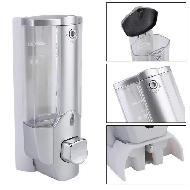350ml Hand Soap Dispenser Wall Mount Shower Shampoo Dispensers Containers with Lock for Bathroom Washroom Hand 350ml Hand Soap Dispenser Wall Mount Shower Shampoo Dispensers Containers with Lock for Bathroom Washroom Hand Soap Dispenser