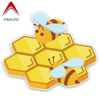 

Aliauto Interesting Decal Car Bee Lay on The Honey Board Decals Accessories PVC for Mitsubishi Lada Kia Mazda Vw,15cm*13cm