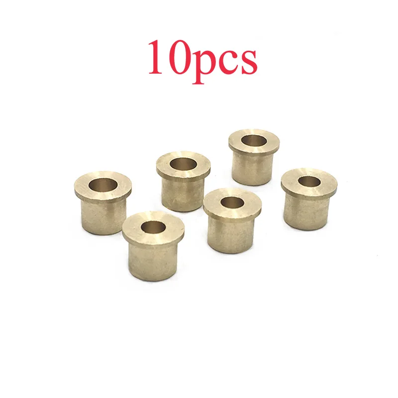 

10PCS Marine Use Shaft Sleeve Inner Diameter 4mm 5mm Shafting Copper Bushing Miniature Bearings Accessories for RC Boat