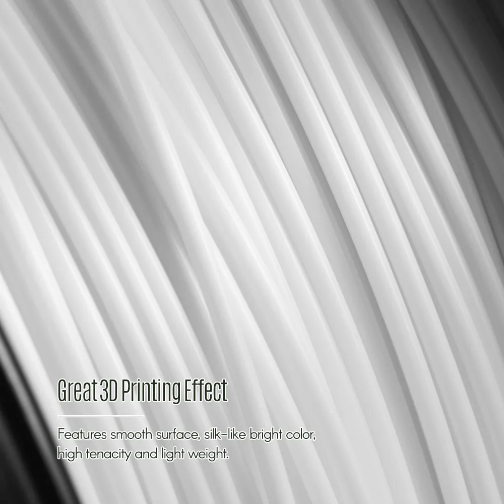 PLA 3d принтер нить измерения Точность без засорения расходные материалы для печати 1,75 мм PLA нить диаметром 1 кг катушка