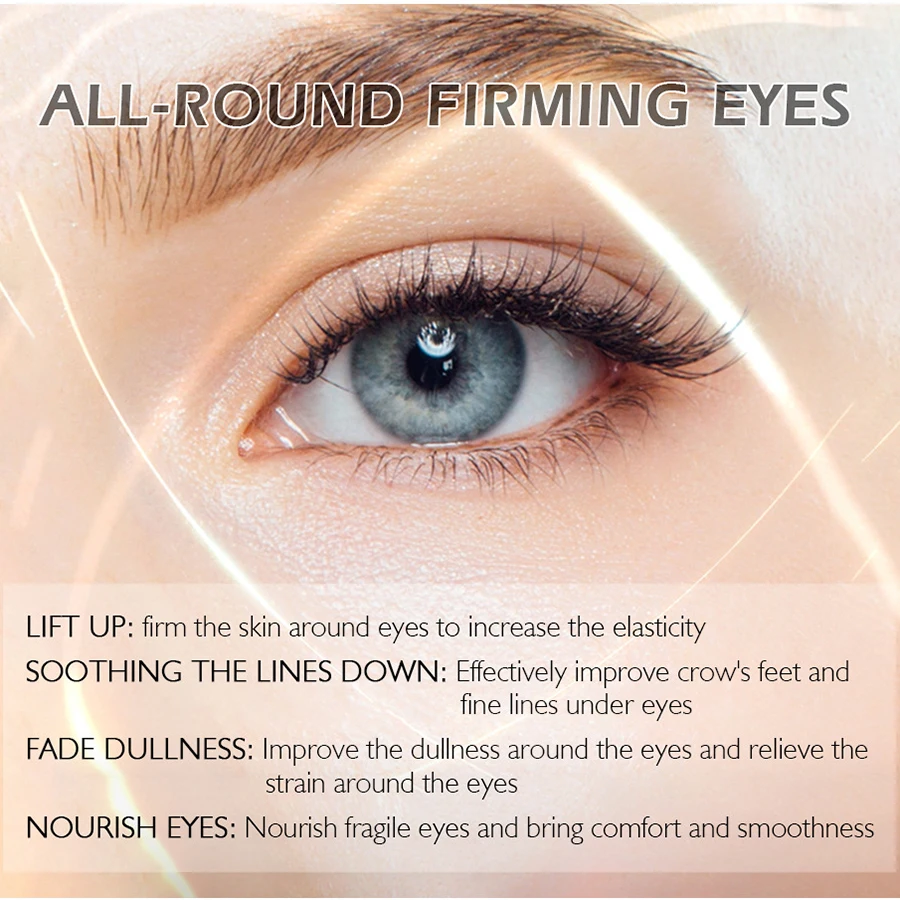 VIBRANT GLAMOUR Serum Protein Eye Cream Lifting Firming Skin Anti Aging Wrinkle Remover Dark Circles Against 4