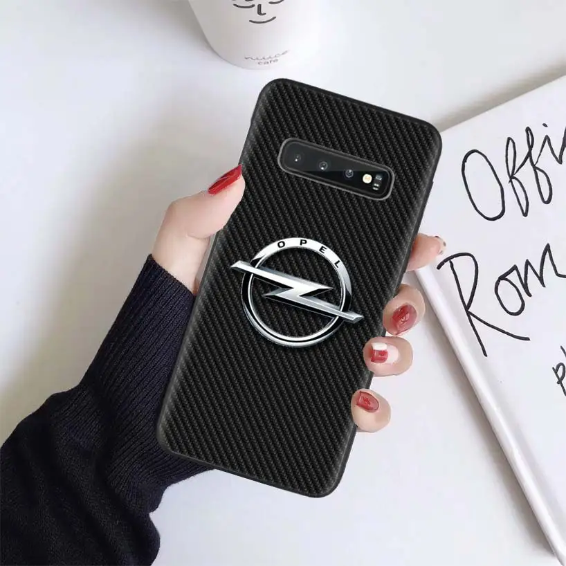 BS231-1 Автомобильный чехол Opel Astra для samsung Galaxy S10+ Plus Lite Note 10 9 8 S9 S8 J4 J6+ Plus S7 S6 черный чехол для телефона - Цвет: BS231-1