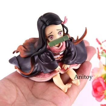 

Anime Demon Slayer: Kimetsu No Yaiba Figure Car Decoration Doll Demon Slayer Kamado Nezuko Action Figure PVC Collection Toy