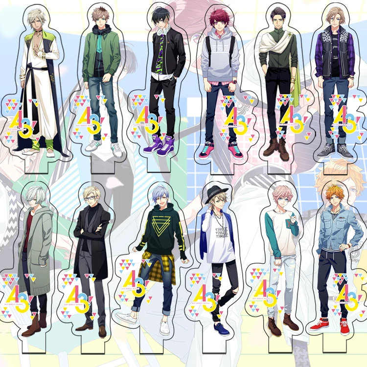 A3! Sakuma Sakuya Minaki tsuзуру Usui Masumi аниме искусственная настольная декоративная модель