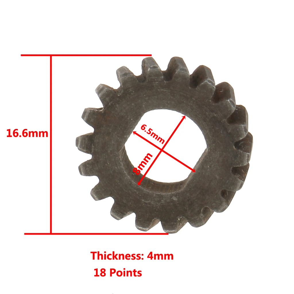 Auto Electric Sunroof Hardened Steel Motor Gear 18 Teeth for Audi for VW