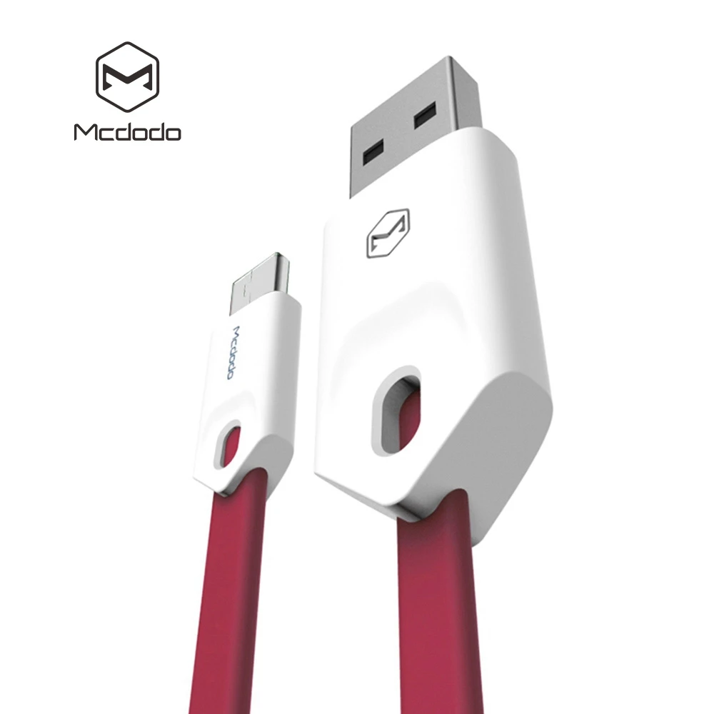 Mcdodo анти-твист микро USB кабель-лапша передачи данных синхронизации зарядный шнур 1 м