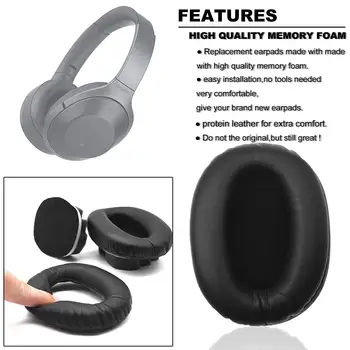 

Replacement Earpads For Sony MDR-1000X WH-1000XM2 XM3 Headphones Replacement Foam Earmuffs Ear Cushion Accessories