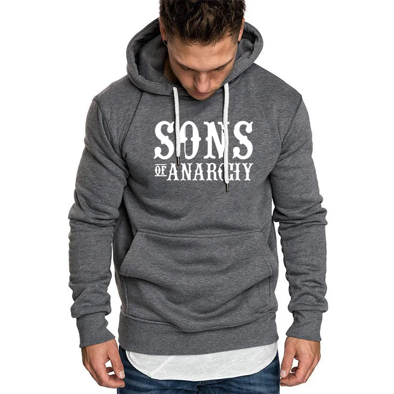 SOA Sons of anarchi/детская спортивная одежда для мужчин толстовки Модная Повседневная