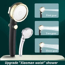 

3 Modes Adjustable Universal Bath Showerheads Water Saving High Pressure Shower Head Home Hotel Sprayer Spa Bathroom Accessories