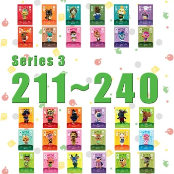

Animal Crossing Card Amiibo Printed NFC Card Compatible Pick from the List Series 3 (211 to 240)