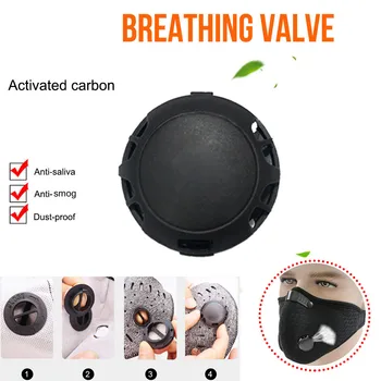 

90pc Outdoor Anti-dust Outdoor Dust Accessories Breathing Valve Filter One-Way Exhaust Valve Black Exhaust Silencer Muffler New
