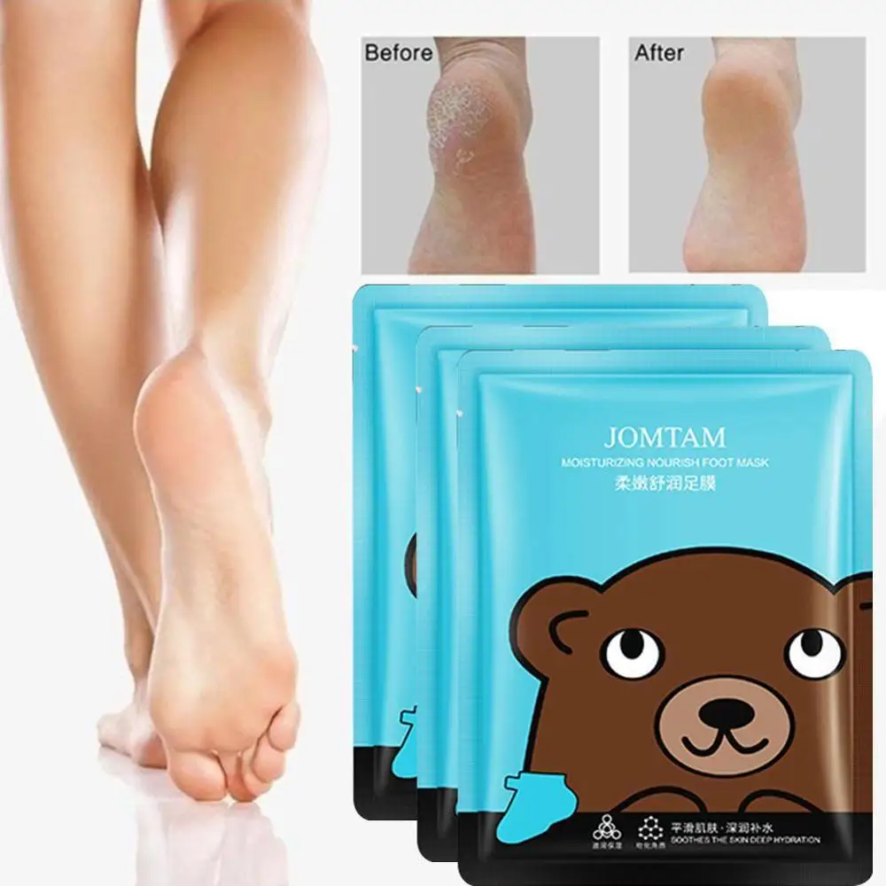 

Dead Skin Remover Foot Mask Exfoliating Feet Mask Socks for Pedicure Peeling Baby Foot Mask Feet Peeling Mask