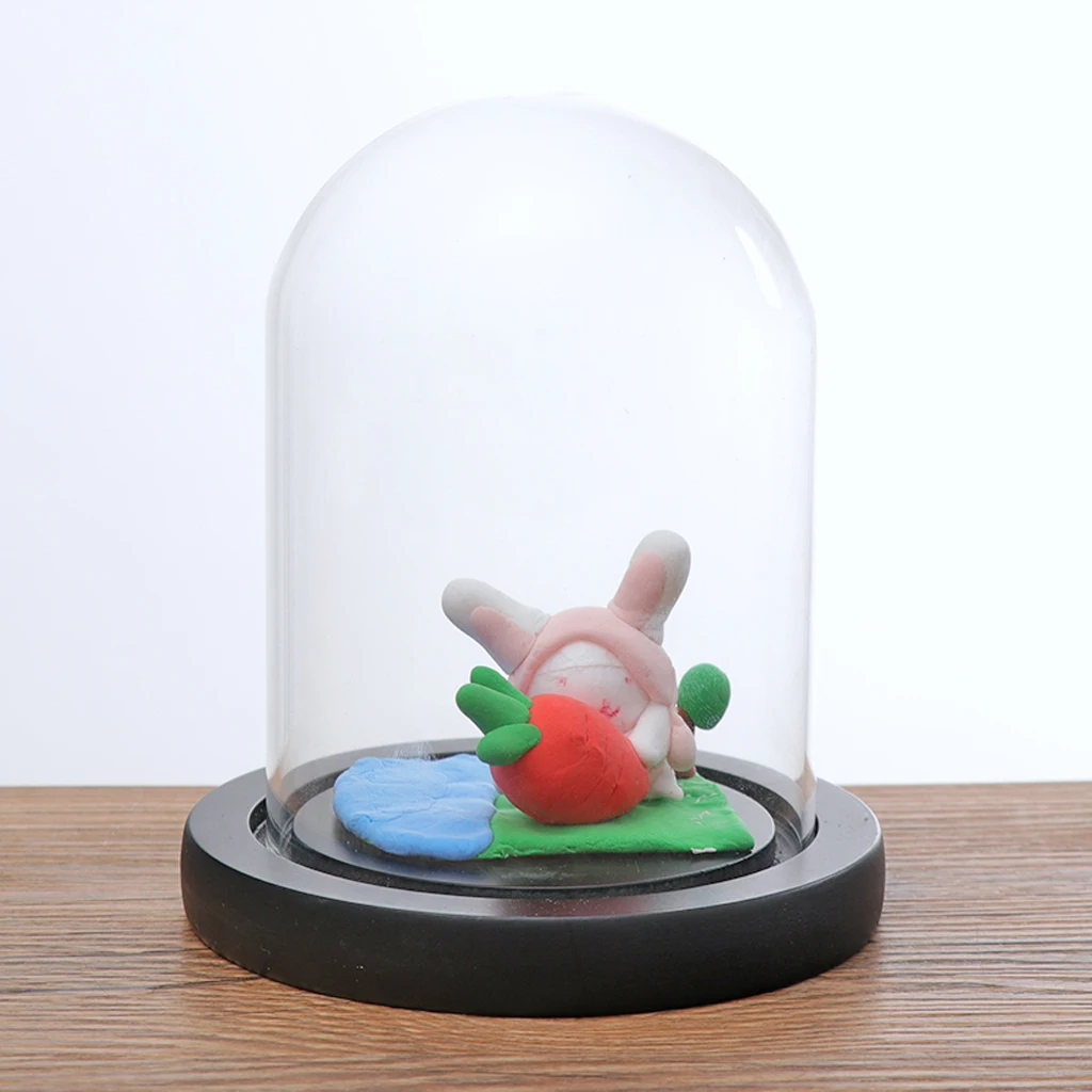 Clear Glass Cover Landscape Vase Terrarium Container Flower Holder Dome for Xmas Wedding Home Decoration