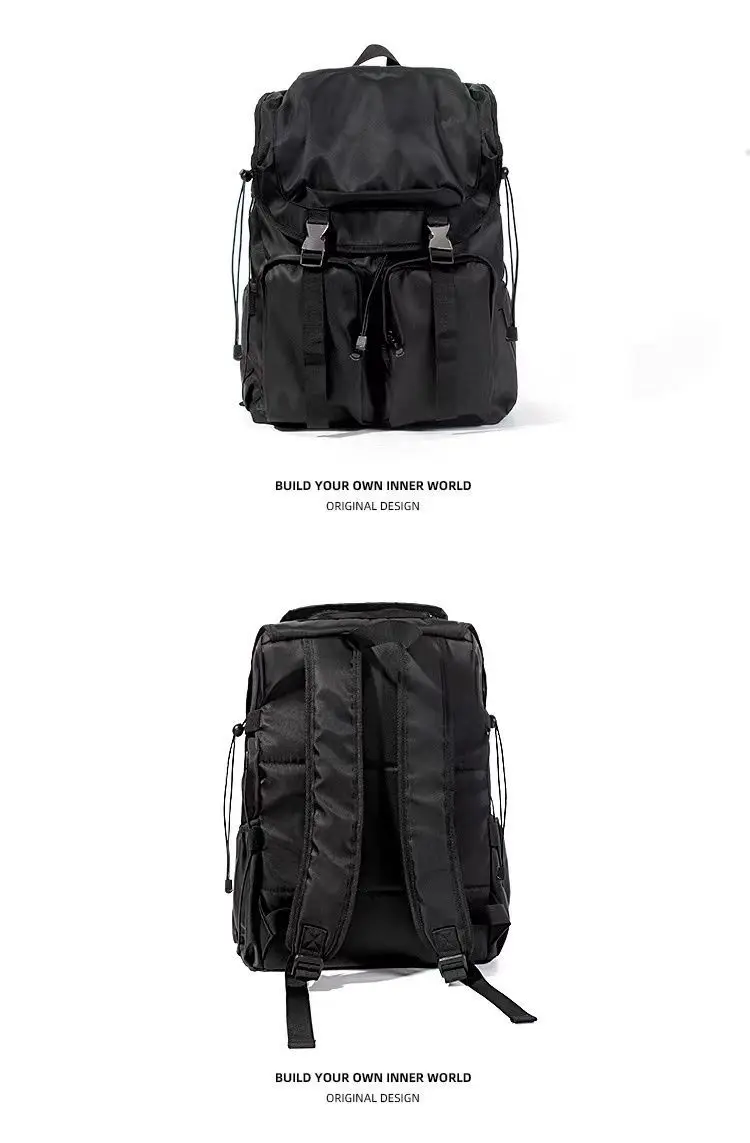 【BLACKPURPLE】25SS★ Flash Nylon Backpack Designer Backpacks Nylon | Nylon Travel Backpack | Fashion