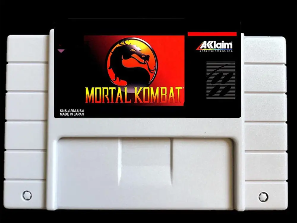 Mmoral Kombat США-NTSC Версия 46 контактов Видеоигры карта NTSC Версия для ретро видеоигр Консоль