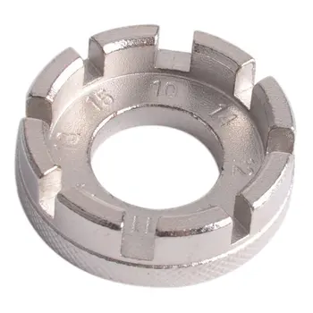 

Bicycle Wire Wrench Hand Spoke Wrench Wheel Set Tool Bicycle Tuning Tool Flat Silver Circle Correction
