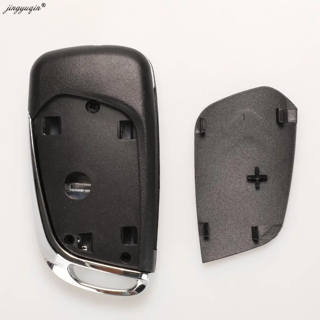 Jingyuqin CE0523 модифицированный откидной Складной Корпус ключа для Peugeot 306 407 807 Partner Remote VA2/HU83 Blade entrip Fob чехол 2/3 кнопка