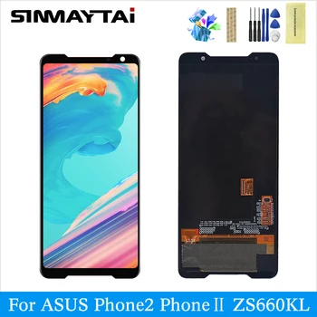 

Original sinmaytai AMOLED For 6.59" ASUS ROG Phone 2 Phone2 PhoneⅡ ZS660KL LCD Display Screen +Touch Panel Digitizer Replacement