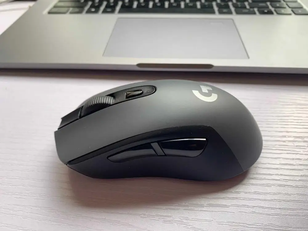 Используемая Беспроводная игровая мышь с Bluetooth, 12000 dpi оптическая сенсорная эргономичная Беспроводная компьютерная игровая мышь