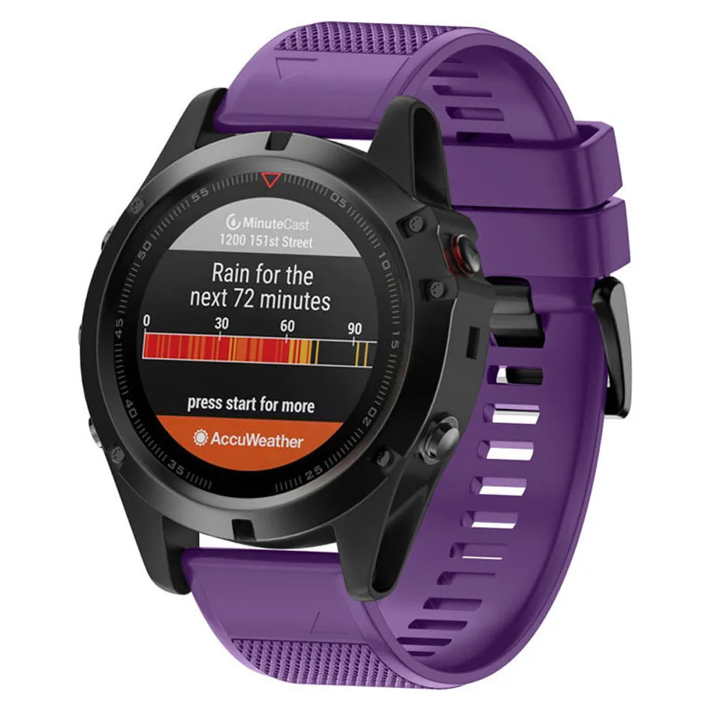 Мягкий силиконовый ремешок для часов для Garmin Fenix 5X/Fenix 3/Fenix 3 HR VDX99 - Цвет: Color 15